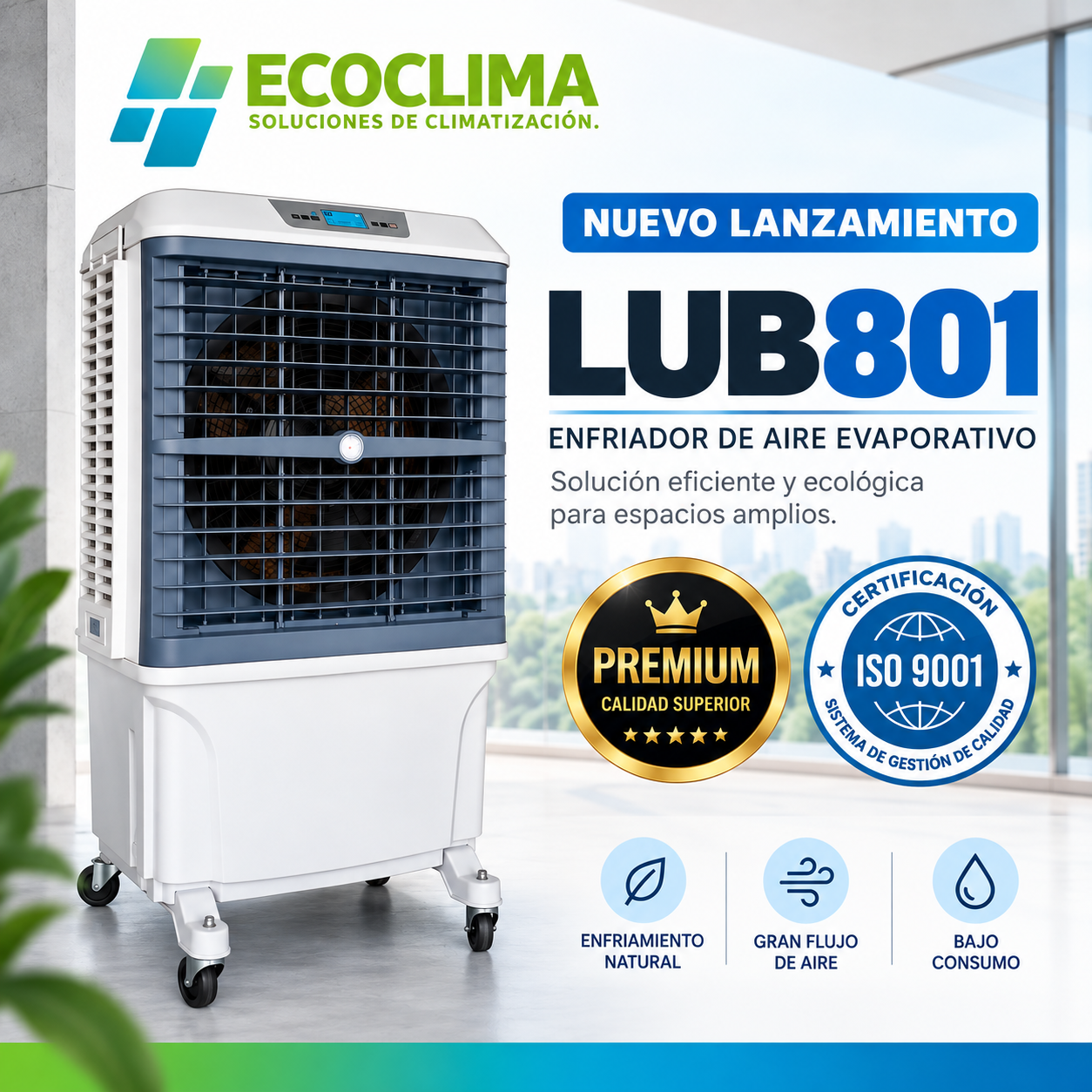 Equipo Evaporativo LUB801